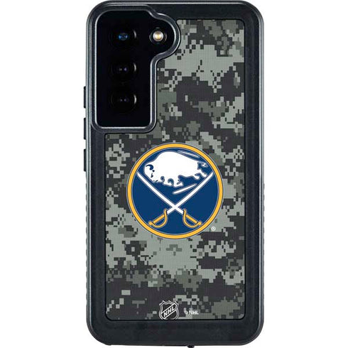 NHL Buffalo Sabres Camo Galaxy S23 Waterproof Case