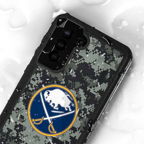 NHL Buffalo Sabres Camo Galaxy S23 Waterproof Case