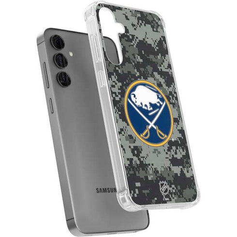 NHL Buffalo Sabres Camo Galaxy S24 Plus Clear Case