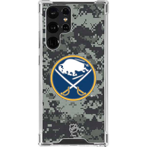 NHL Buffalo Sabres Camo Galaxy S24 Ultra Clear Case