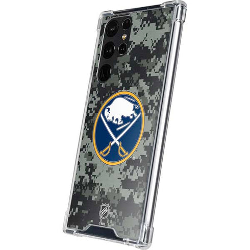 NHL Buffalo Sabres Camo Galaxy S24 Ultra Clear Case