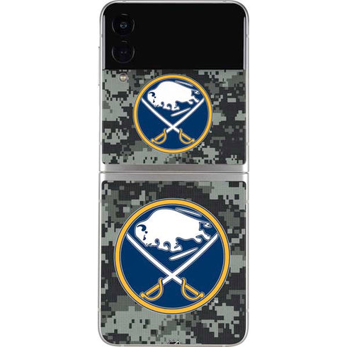 NHL Buffalo Sabres Camo Galaxy Z Flip4 5G Skin