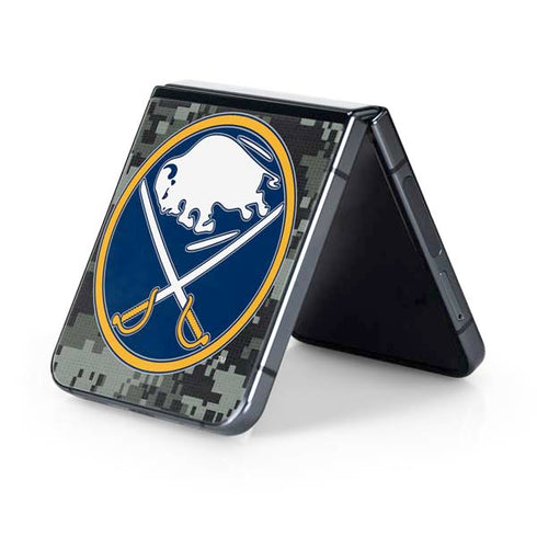 NHL Buffalo Sabres Camo Galaxy Z Flip5 5G Skin