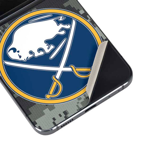 NHL Buffalo Sabres Camo Galaxy Z Flip5 5G Skin