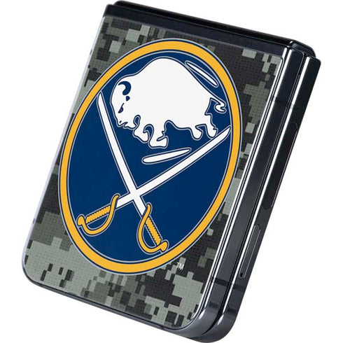 NHL Buffalo Sabres Camo Galaxy Z Flip5 5G Skin