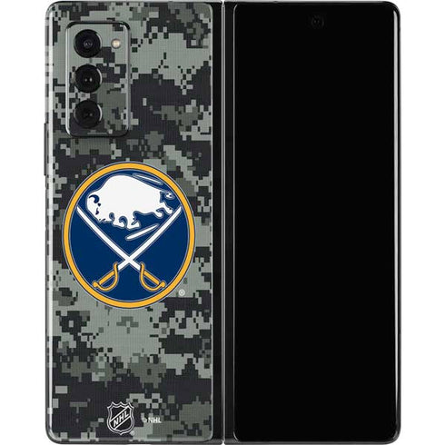 NHL Buffalo Sabres Camo Galaxy Z Fold2 5G Skin