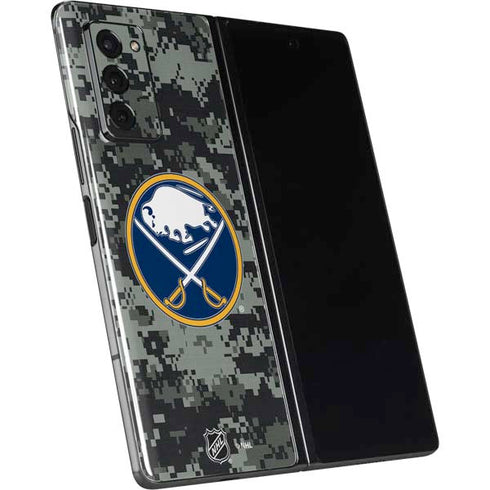 NHL Buffalo Sabres Camo Galaxy Z Fold2 5G Skin