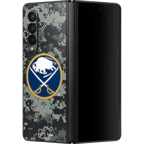 NHL Buffalo Sabres Camo Galaxy Z Fold3 5G Skin