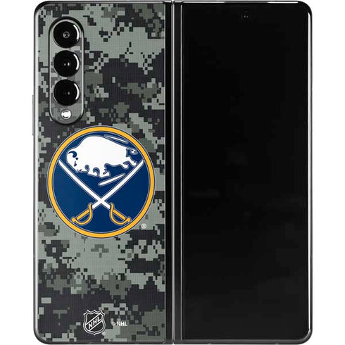 NHL Buffalo Sabres Camo Galaxy Z Fold3 5G Skin