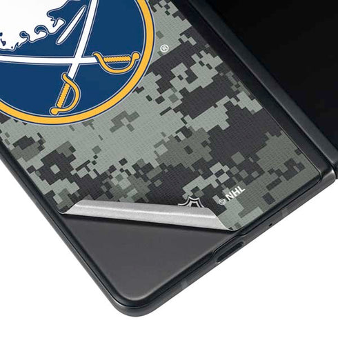 NHL Buffalo Sabres Camo Galaxy Z Fold3 5G Skin