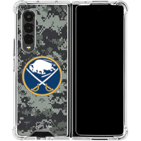 NHL Buffalo Sabres Camo Galaxy Z Fold4 5G Clear Case