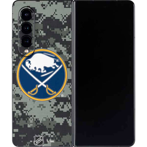 NHL Buffalo Sabres Camo Galaxy Z Fold4 5G Skin