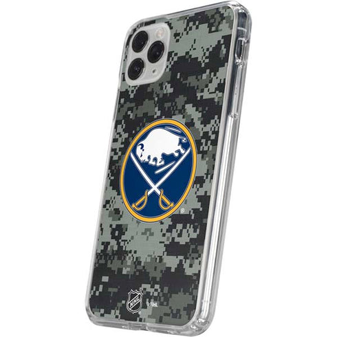 NHL Buffalo Sabres Camo iPhone 11 Pro Clear Case