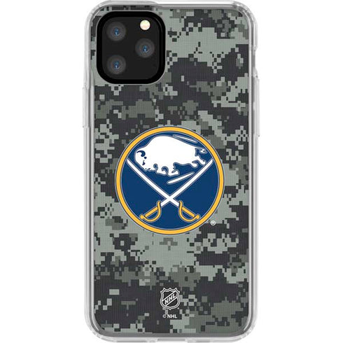 NHL Buffalo Sabres Camo iPhone 11 Pro Clear Case