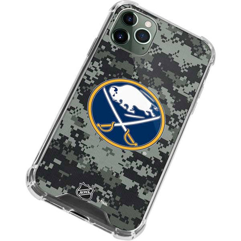 NHL Buffalo Sabres Camo iPhone 12 Pro Clear Case