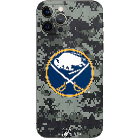 NHL Buffalo Sabres Camo iPhone 12 Pro Skin