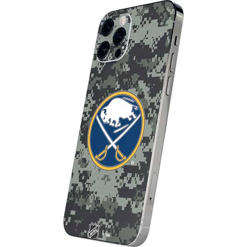 NHL Buffalo Sabres Camo iPhone 12 Pro Skin
