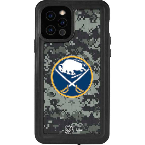 NHL Buffalo Sabres Camo iPhone 12 Pro Waterproof Case
