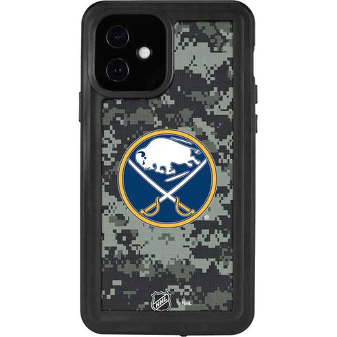 NHL Buffalo Sabres Camo iPhone 12 Waterproof Case