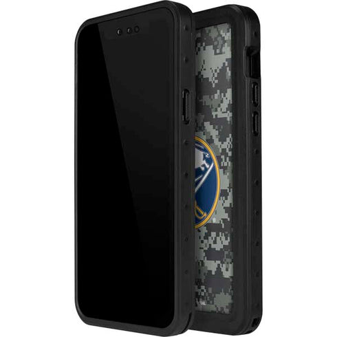 NHL Buffalo Sabres Camo iPhone 13 Mini Waterproof Case
