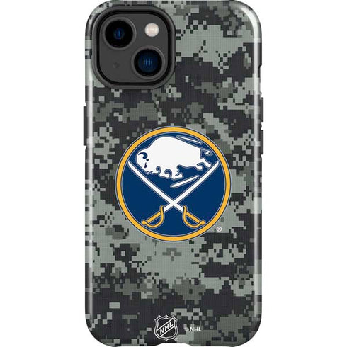NHL Buffalo Sabres Camo iPhone 14 Plus Impact Case