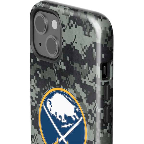 NHL Buffalo Sabres Camo iPhone 15 Plus Impact Case