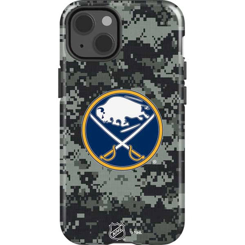 NHL Buffalo Sabres Camo iPhone 15 Impact Case