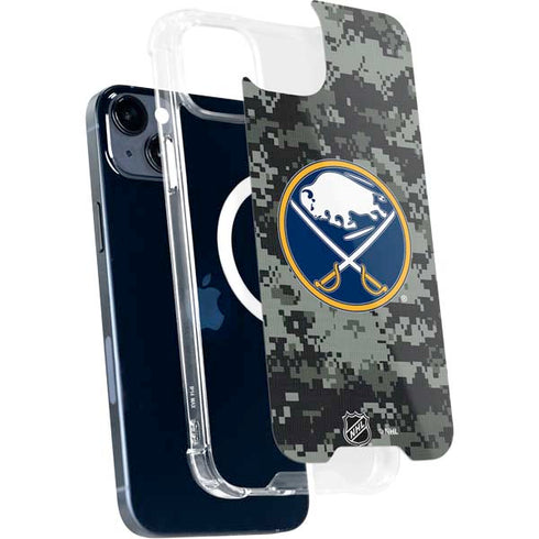 NHL Buffalo Sabres Camo iPhone 15 Plus MagSafe Case