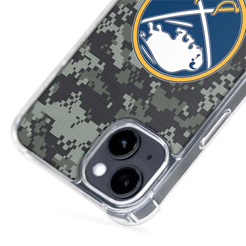 NHL Buffalo Sabres Camo iPhone 15 Plus MagSafe Case