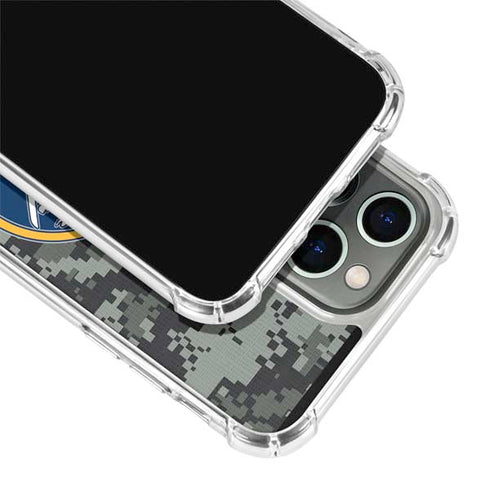 NHL Buffalo Sabres Camo iPhone 14 Pro Clear Case