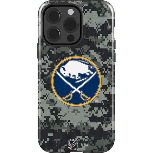 NHL Buffalo Sabres Camo iPhone 15 Pro Impact Case