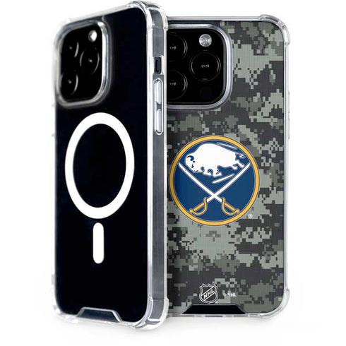 NHL Buffalo Sabres Camo iPhone 15 Pro MagSafe Case