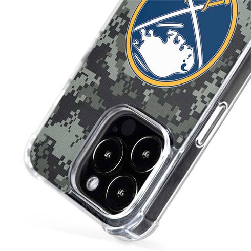 NHL Buffalo Sabres Camo iPhone 15 Pro MagSafe Case