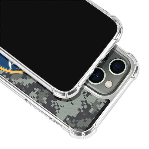 NHL Buffalo Sabres Camo iPhone 14 Pro Max Clear Case