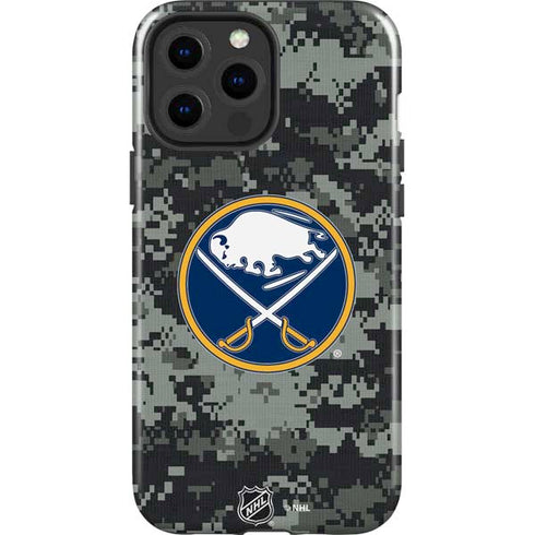 NHL Buffalo Sabres Camo iPhone 15 Pro Max Impact Case
