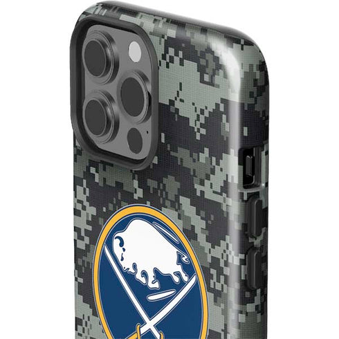 NHL Buffalo Sabres Camo iPhone 15 Pro Max Impact Case