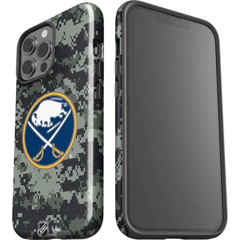 NHL Buffalo Sabres Camo iPhone 15 Pro Max Impact Case