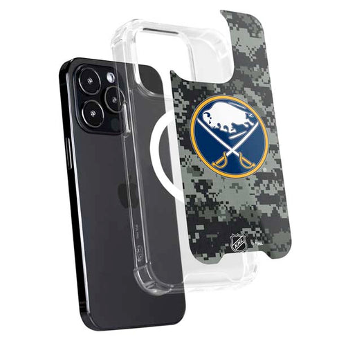 NHL Buffalo Sabres Camo iPhone 15 Pro Max MagSafe Case