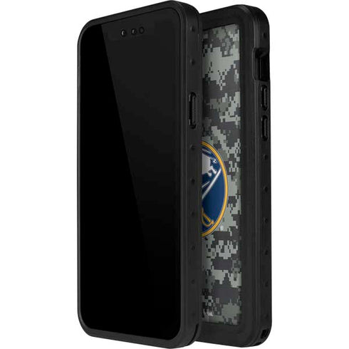 NHL Buffalo Sabres Camo iPhone 14 Pro Max Waterproof Case