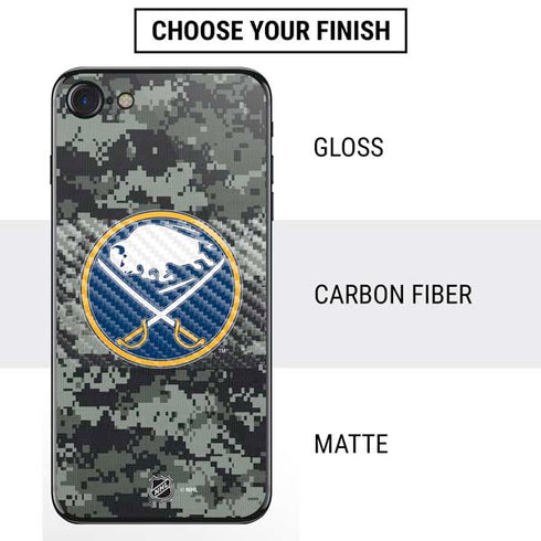 NHL Buffalo Sabres Camo iPhone SE (2nd & 3rd Gen) Skin