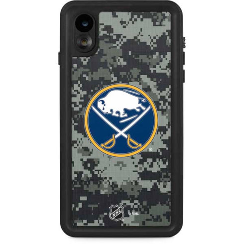 NHL Buffalo Sabres Camo iPhone XR Waterproof Case