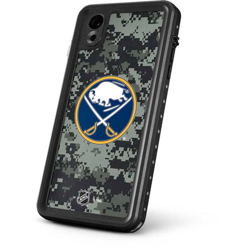 NHL Buffalo Sabres Camo iPhone XR Waterproof Case
