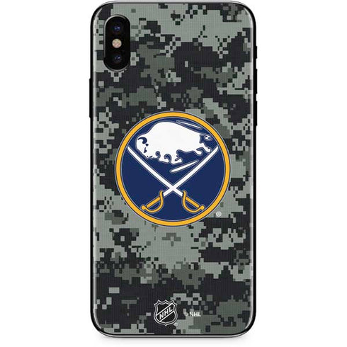 NHL Buffalo Sabres Camo iPhone XS Max Skin