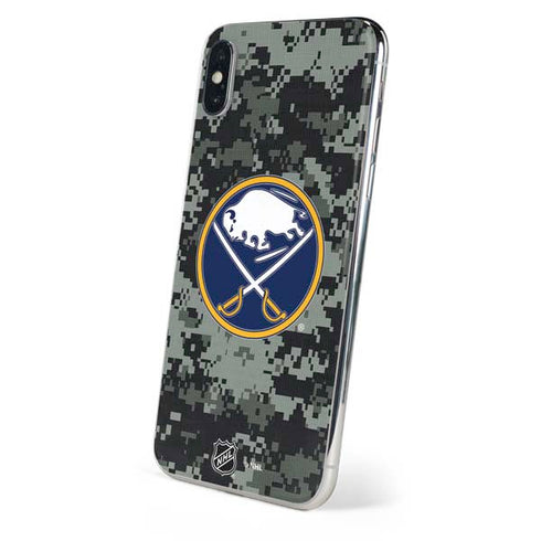 NHL Buffalo Sabres Camo iPhone XS Skin