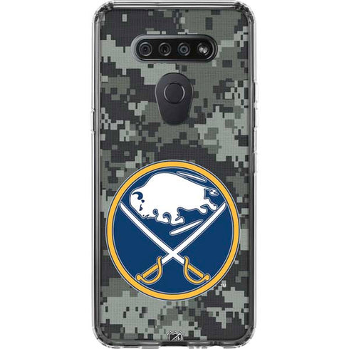 NHL Buffalo Sabres Camo LG K51/Q51 Clear Case
