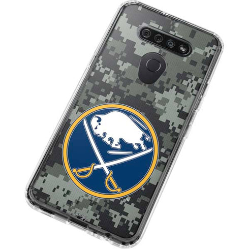 NHL Buffalo Sabres Camo LG K51/Q51 Clear Case