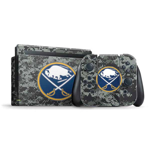 NHL Buffalo Sabres Camo Nintendo Switch Bundle Skin
