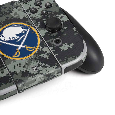 NHL Buffalo Sabres Camo Nintendo Switch OLED (2021) Skin