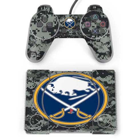 NHL Buffalo Sabres Camo PlayStation Classic Bundle Skin