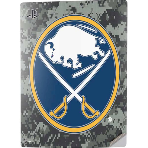 NHL Buffalo Sabres Camo PS5 Digital Edition Console Skin